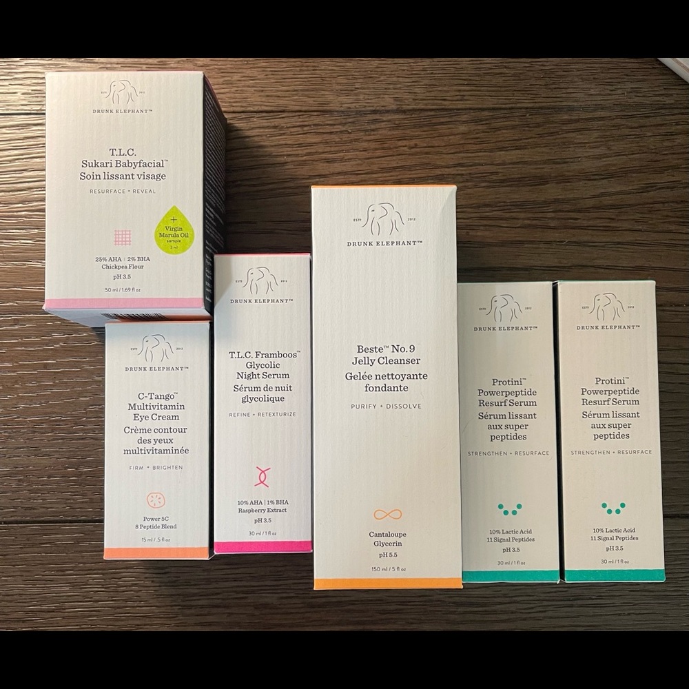 BNIB Drunk Elephant set